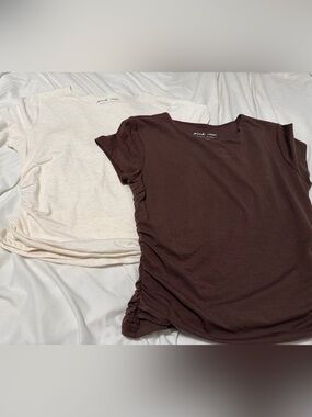 Bundle of Women’s Pink Rose Short Sleeve Tees Size Large. selling for $10
